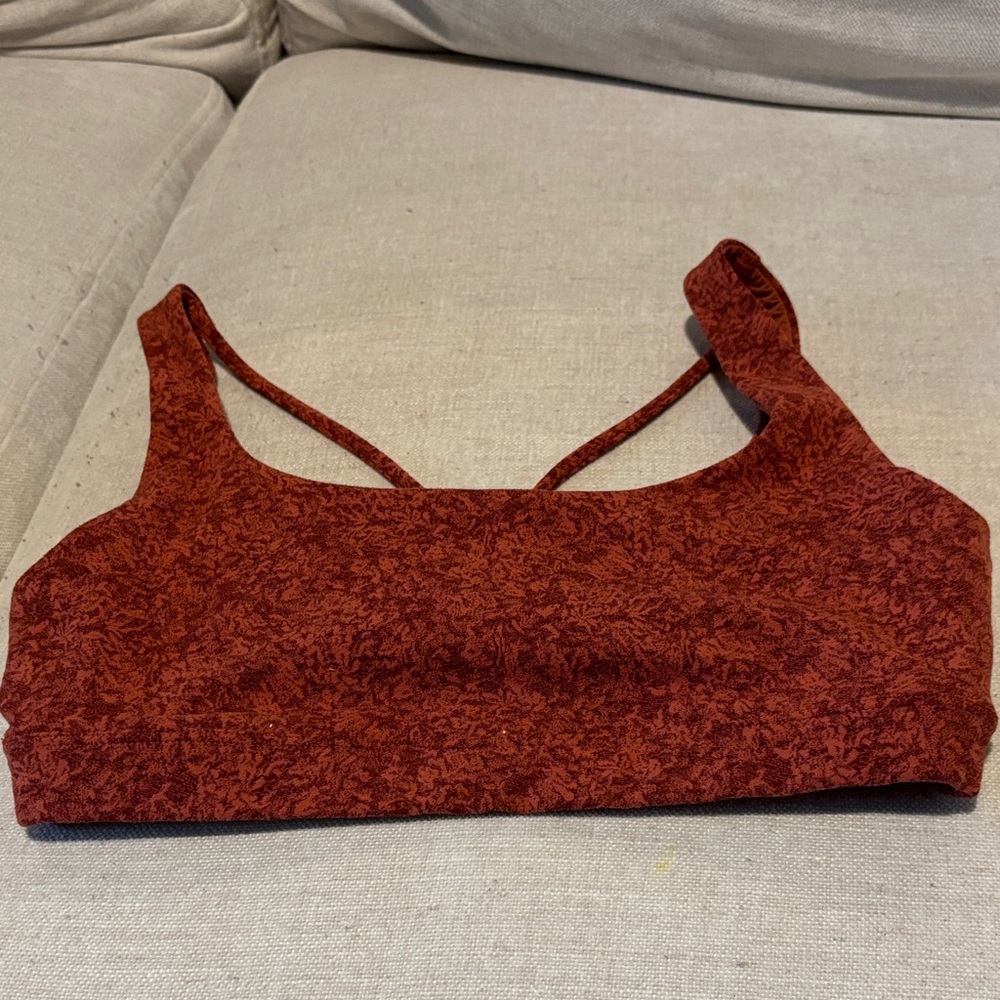 Athleta Rust Textured Women's Top